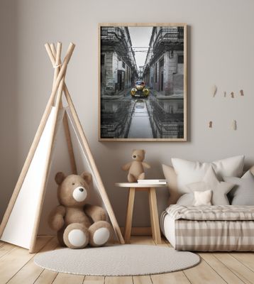 Classic old car in Havana, Cuba