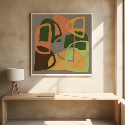 Abstract patterns in earth colours