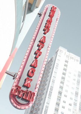 Las Vegas Neon Sign Grill Restaurant
