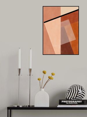 Geometric Shapes And Warm Earth Tones