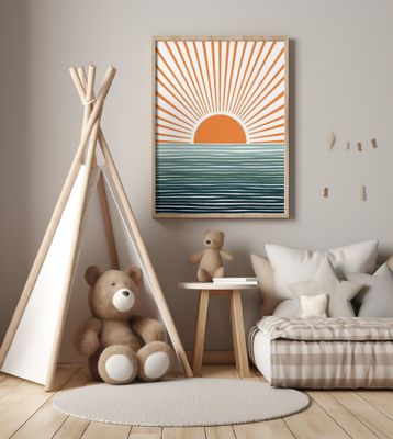 Sunrise Over The Sea