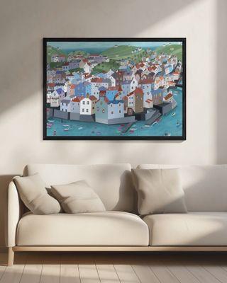 Staithes, Coastal Town, United Kingdom by Artist Carla Daly