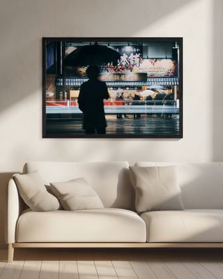 A rainy day in Osaka, Japan.