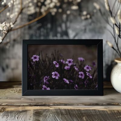 Midnight Purple Blooms