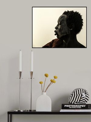 sunset at a mundari camp, South Sudan