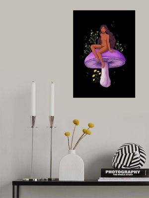 Purple Mushroom Fairy