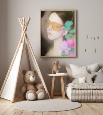 Young Girl in Glasses