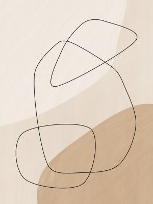 Graphic Shapes &amp; Lines Poster