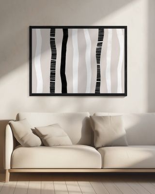 vertical Black And White Stripes