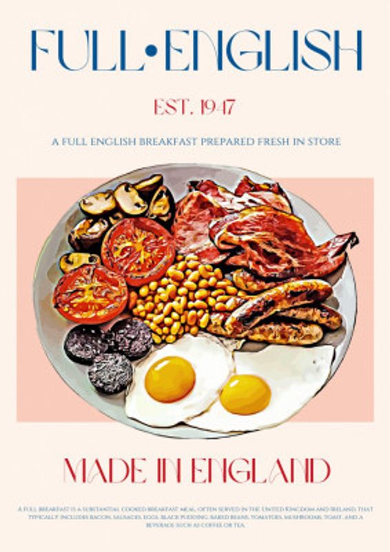 Traditional Full English Breakfast