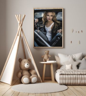 Waiting to reverse my 69' Ford Mustang