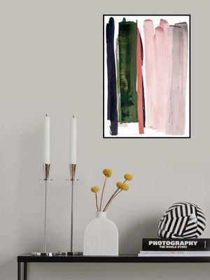 Abstract Vertical Brushstrokes