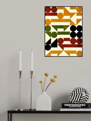 Geometric Pattern With Bold Colors