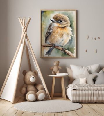 Little Bird Aquarell