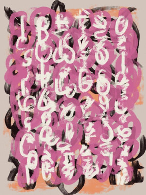 Paint brush abstract