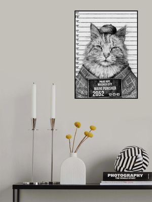 Cat In A Police Lineup