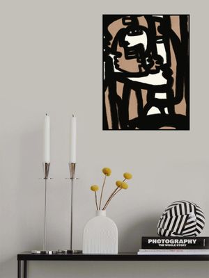 Fluidity Of Human Emotions Through Bold Lines