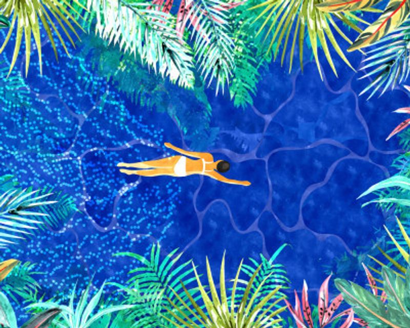 Tropical Jungle Pool