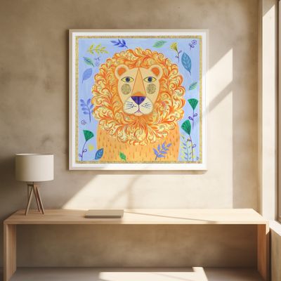 Lion In A Whimsical
