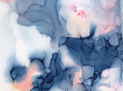 Fluid Blue And Pink Hues