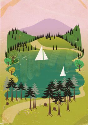 Vintage Boating Lake