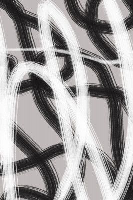 Black And White Brushstrokes