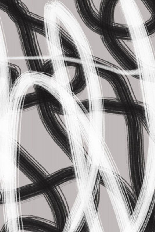 Black And White Brushstrokes