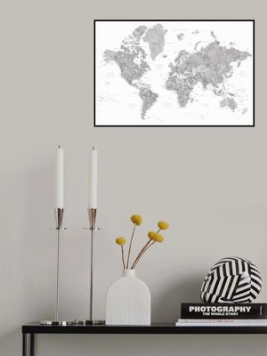 Detailed world map with cities, Jimmy