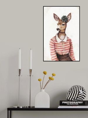 A Deer With A Human Body Shape