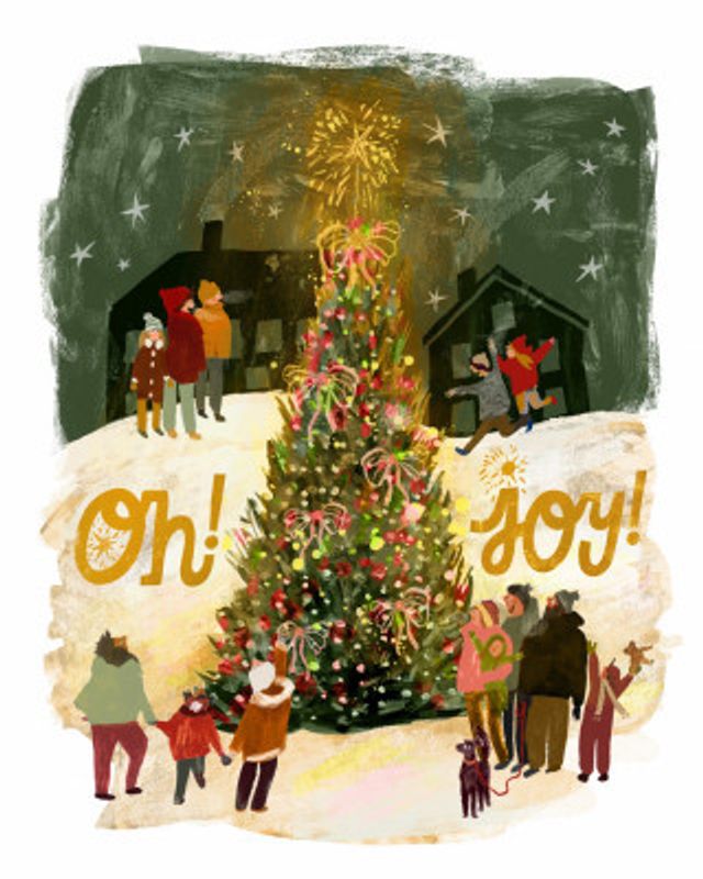 Oh Joy Christmas Tree Lighting