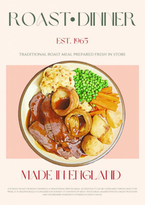 Roast Dinner Print