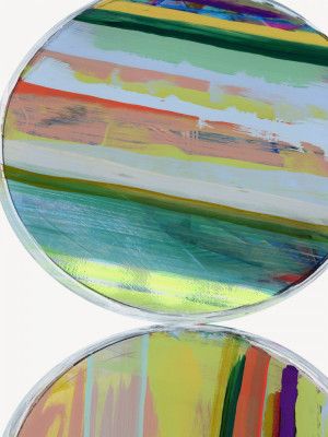 Abstract Stripes &amp; Circles No 1