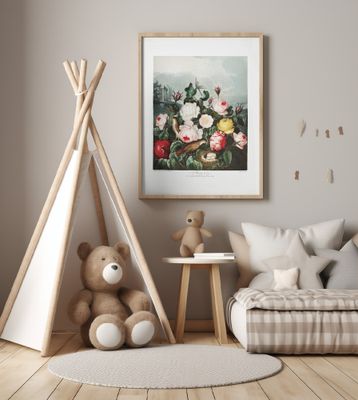 Roses from The Temple of Flora (1807)