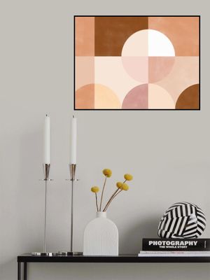 Geometric Shapes With Warm Earthy Tones
