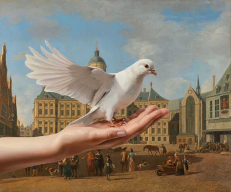A Dove In Amsterdam
