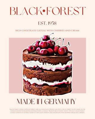 Black Forest Gateau Print