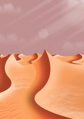 Abstract Desert Landscape