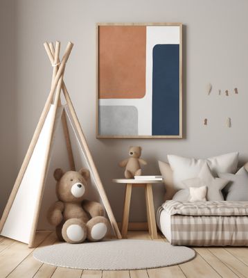 Expressionist abstract shapes 6