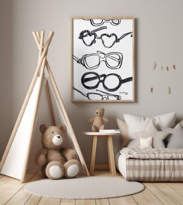 Eyeglasses In Charcoal