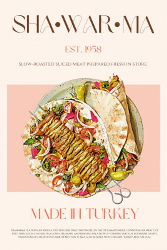 Shawarma Print