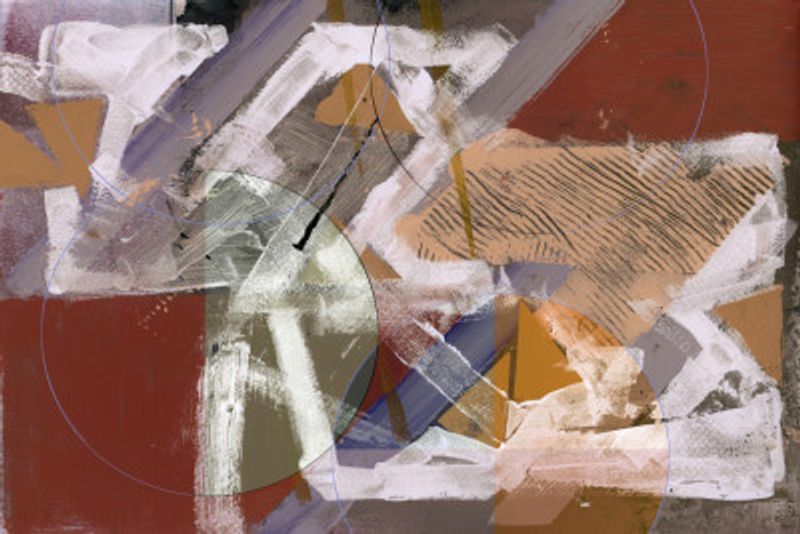 Abstract Circles and Textures 1