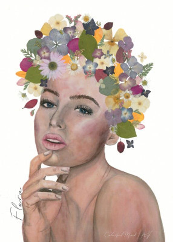 Woman with a Floral Crown
