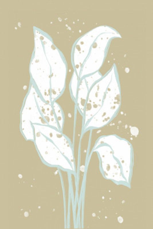 White Leaves Elegance