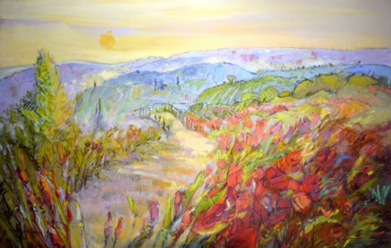 Hillside Sunrise Path