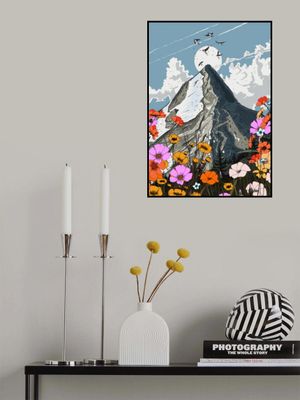 Swallows and Mountain