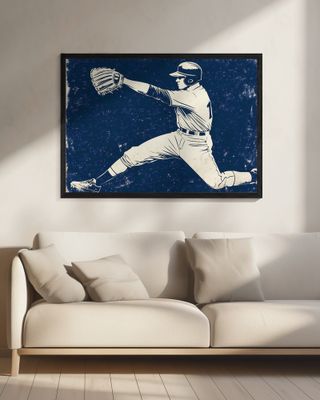 American Baseball Catcher