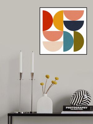 Mid Century Geometric Color Play 4