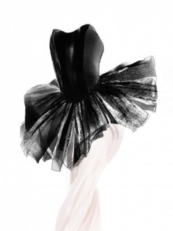 Ballerina Black Tutu Poster
