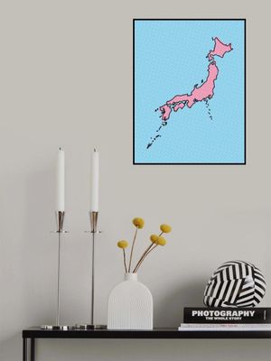 Japan Pop Art Map