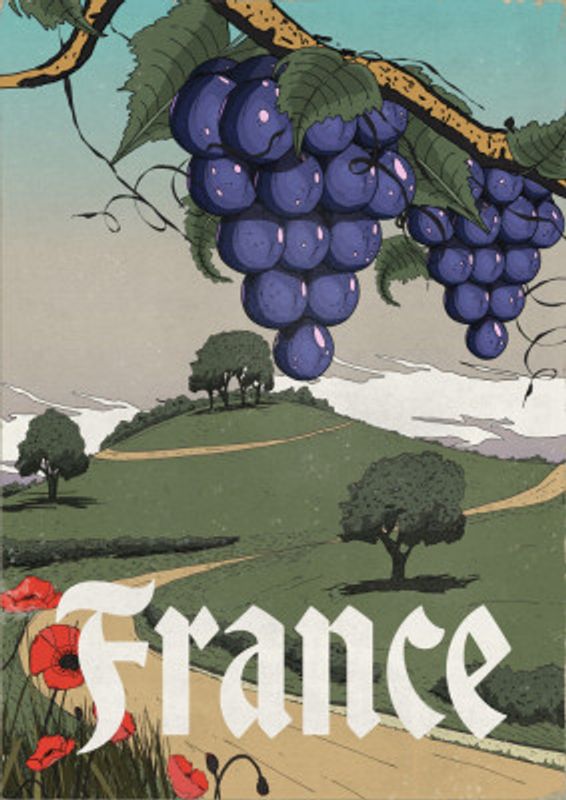 France Travel Poster